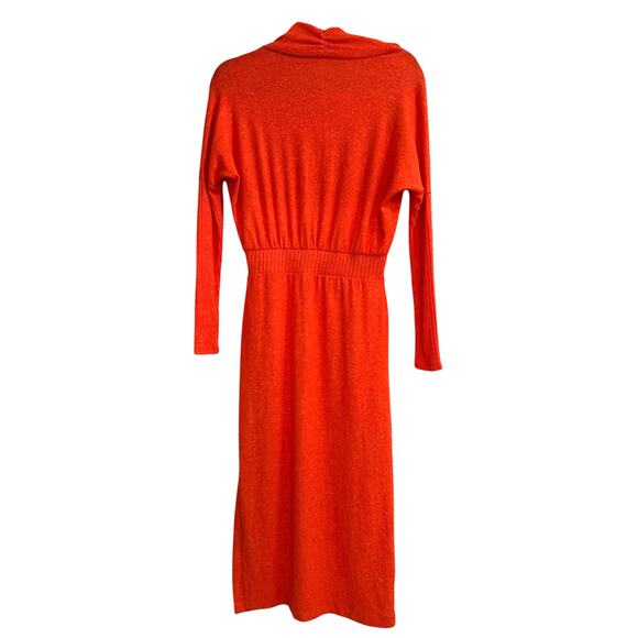 NWT Daily Practice by Anthropologie Draped Cowl Neck Midi Dress Size XXS - Picture 7 of 8